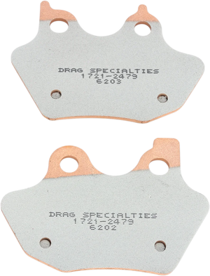 DragSpecialties Sintered Brake Pads - Harley-Davidson HDP918 - Main Product View