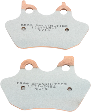 DragSpecialties Sintered Brake Pads - Harley-Davidson HDP957 - Main Product View
