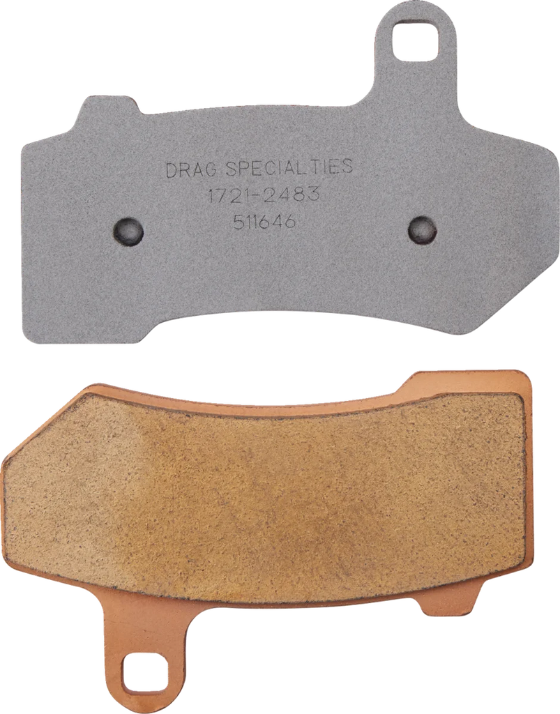 DragSpecialties Sintered Brake Pads - Harley-Davidson HDP962 - Main Product View