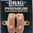Load image into Gallery viewer, DragSpecialties Sintered Brake Pads - Harley-Davidson HDP986 - Back View