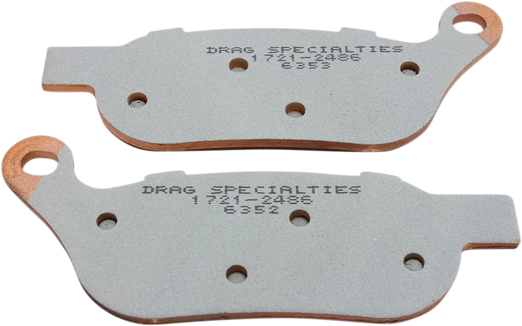 DragSpecialties Sintered Brake Pads - Harley-Davidson HDP987 - Side View