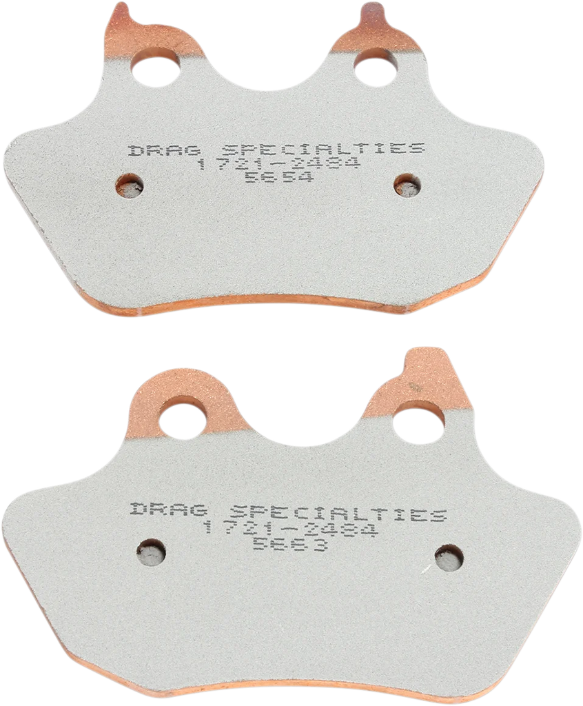 DragSpecialties Sintered Brake Pads - Softail HDP971 - Side View