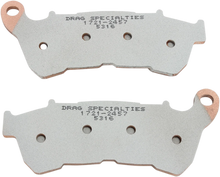 Load image into Gallery viewer, DragSpecialties Sintered Brake Pads - Sportster HDP536 - Side View