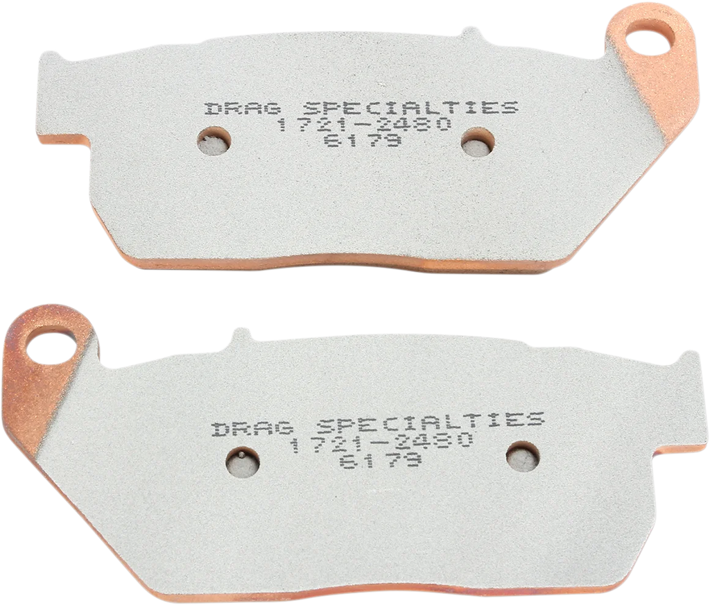 DragSpecialties Sintered Brake Pads - Sportster HDP948 - Side View