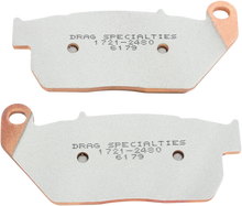 Load image into Gallery viewer, DragSpecialties Sintered Brake Pads - Sportster HDP948 - Side View