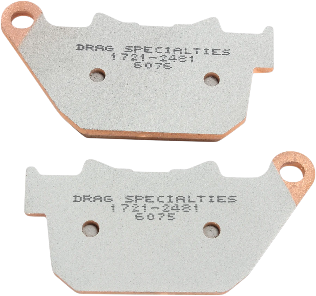 DragSpecialties Sintered Brake Pads - Sportster HDP949 - Side View
