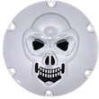 Load image into Gallery viewer, DragSpecialties Skull Derby Cover - Chrome - 6-Hole 33-0067SKD - Main Product View