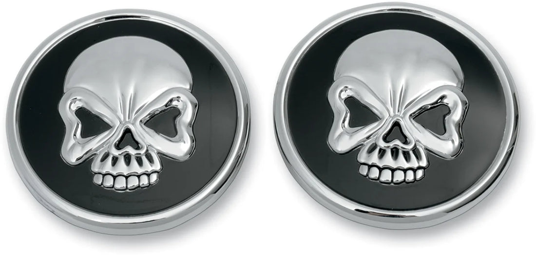 DragSpecialties Skull Gas Cap - Non-Vented Screw-In 012717 - Side View