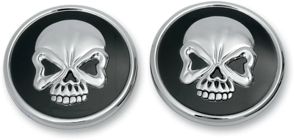 DragSpecialties Skull Gas Cap - Screw-In Vented 012720 - Side View