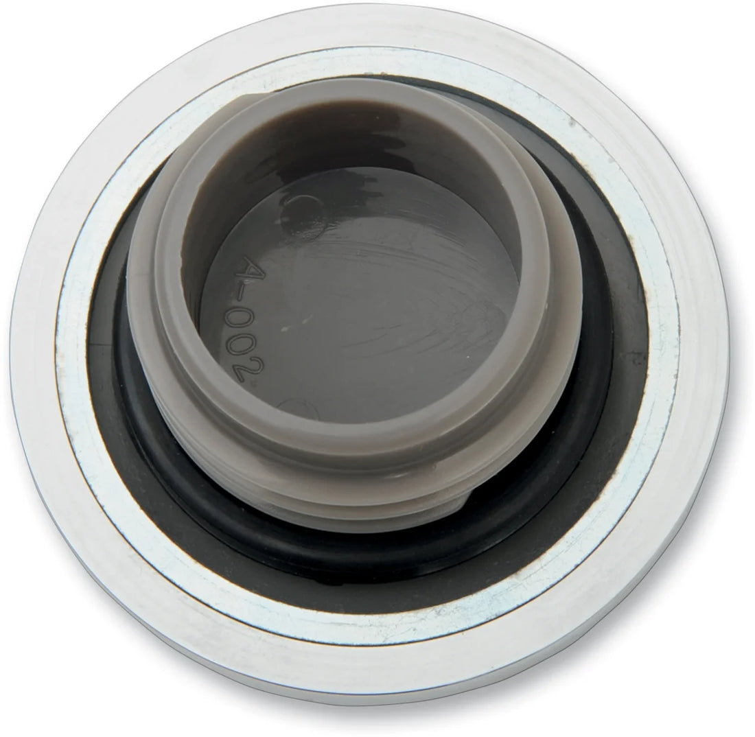 DragSpecialties Skull Gas Caps - Screw-In Vented & Non-Vented - Pair 012716 - Side View