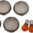 Load image into Gallery viewer, DragSpecialties Smoked Bullet Lens Kit - '00-'23 12-0201 - Main Product View