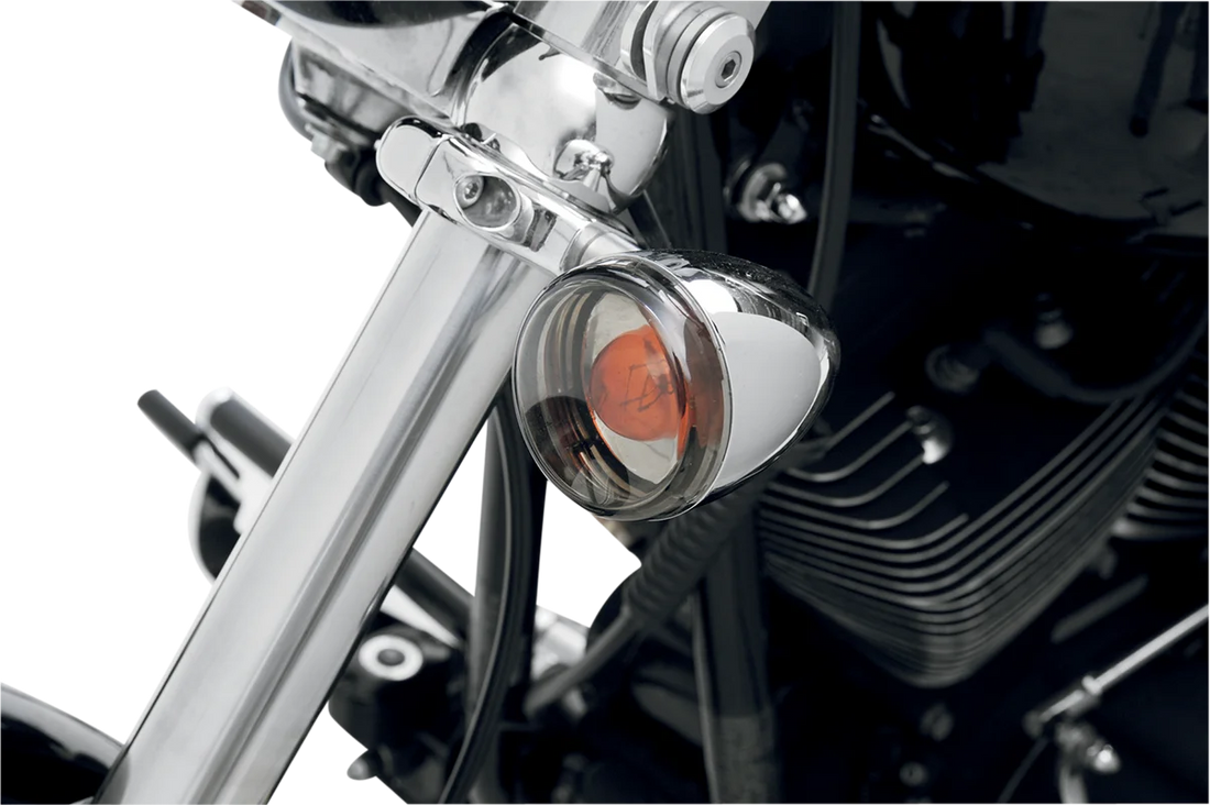 DragSpecialties Smoked Bullet Lens Kit - '00-'23 12-0201 - Back View