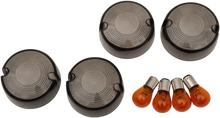 Load image into Gallery viewer, DragSpecialties Smoked Dome Lens Kit - '86-'01 12-0202 - Main Product View