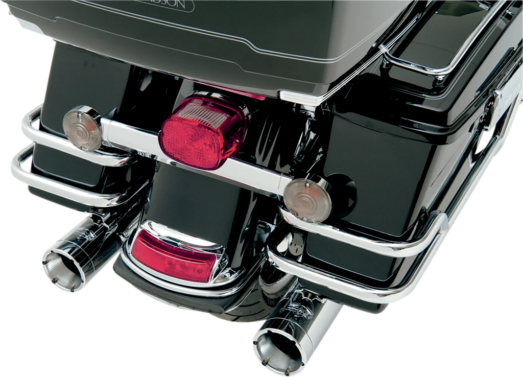 DragSpecialties Smoked Flat Lens Kit - '86-'22 12-0203 - Side View