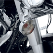 Load image into Gallery viewer, DragSpecialties Smoked Flat Lens Kit - '86-'22 12-0203 - Back View