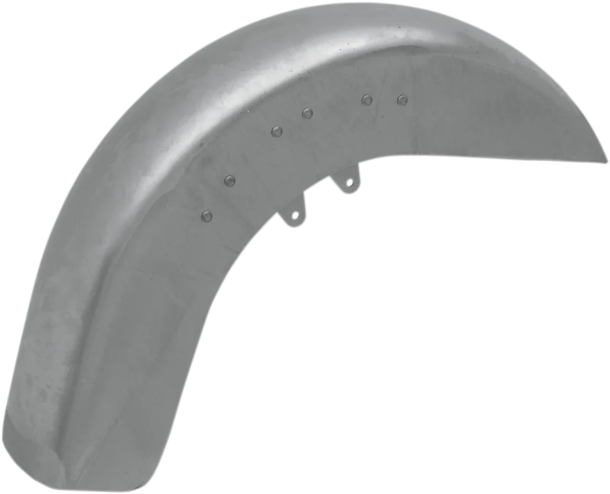 DragSpecialties Smooth Front Fender - Raw - Steel 51-0608 - Main Product View