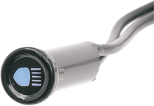 Load image into Gallery viewer, DragSpecialties Snap-In Indicator Light - High Beam - Black Bezel 160902 - Main Product View