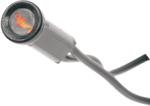 Load image into Gallery viewer, DragSpecialties Snap-In Indicator Light - Oil Indicator - Black Bezel 160900 - Main Product View