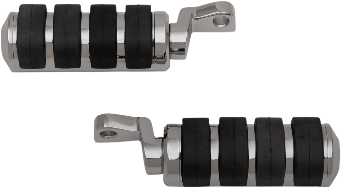 DragSpecialties Soft-Ride Foot Pegs - Large - Black - FX/XL P17-0340ISGB - Detail View