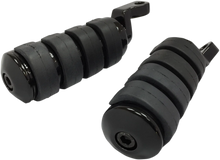 Load image into Gallery viewer, DragSpecialties Soft Ride Foot Pegs - Large - Chrome - FL/FX P17-0341ISC - Side View