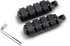 DragSpecialties Soft-Ride Footpeg - Black - Large 361030 - Main Product View