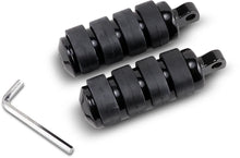 Load image into Gallery viewer, DragSpecialties Soft-Ride Footpeg - Black - Small 361043 - Side View