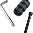 Load image into Gallery viewer, DragSpecialties Soft-Ride Shift Peg - Standard - Black 361032 - Main Product View