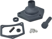Load image into Gallery viewer, DragSpecialties Solenoid End Cover - Starter Button - Black Wrinkle 79-4005 - Main Product View