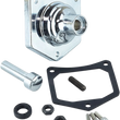 Load image into Gallery viewer, DragSpecialties Solenoid End Cover - Starter Button - Black Wrinkle 79-4005 - Side View