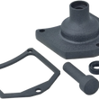 Load image into Gallery viewer, DragSpecialties Solenoid End Cover - Starter Button - Black Wrinkle 79-4008 - Main Product View