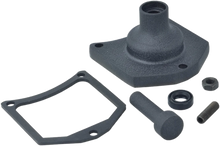 Load image into Gallery viewer, DragSpecialties Solenoid End Cover - Starter Button - Black Wrinkle 79-4008 - Main Product View