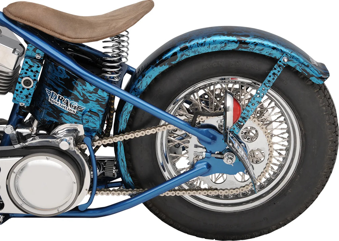 DragSpecialties Solo Seat Springs - Chrome - 5" 28-60106 - Side View