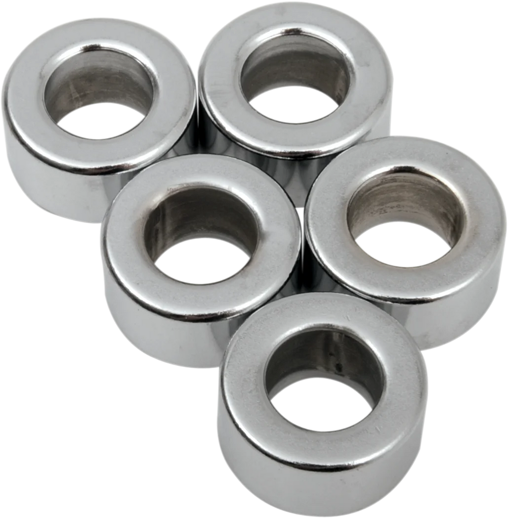 DragSpecialties Spacer - Chrome - 3/8" x 3/4" x 3/8" MPB515 - Side View