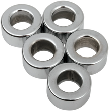 Load image into Gallery viewer, DragSpecialties Spacer - Chrome - 3/8" x 3/4" x 3/8" MPB515 - Side View