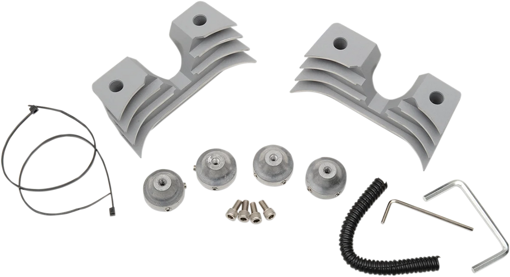 DragSpecialties Spark Plug Cover - Silver - Sportster 63425 - Main Product View