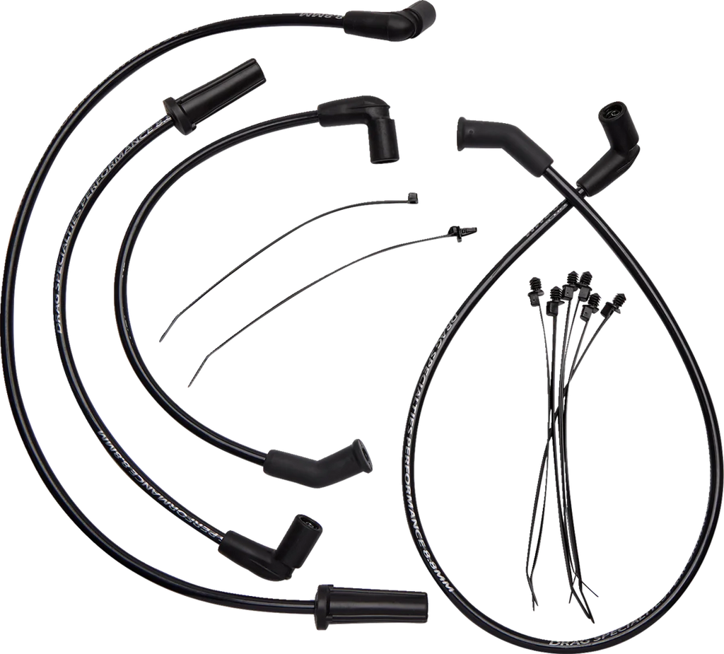DragSpecialties Spark Plug Wires - '18-'23 Softail 16921040408 - Main Product View