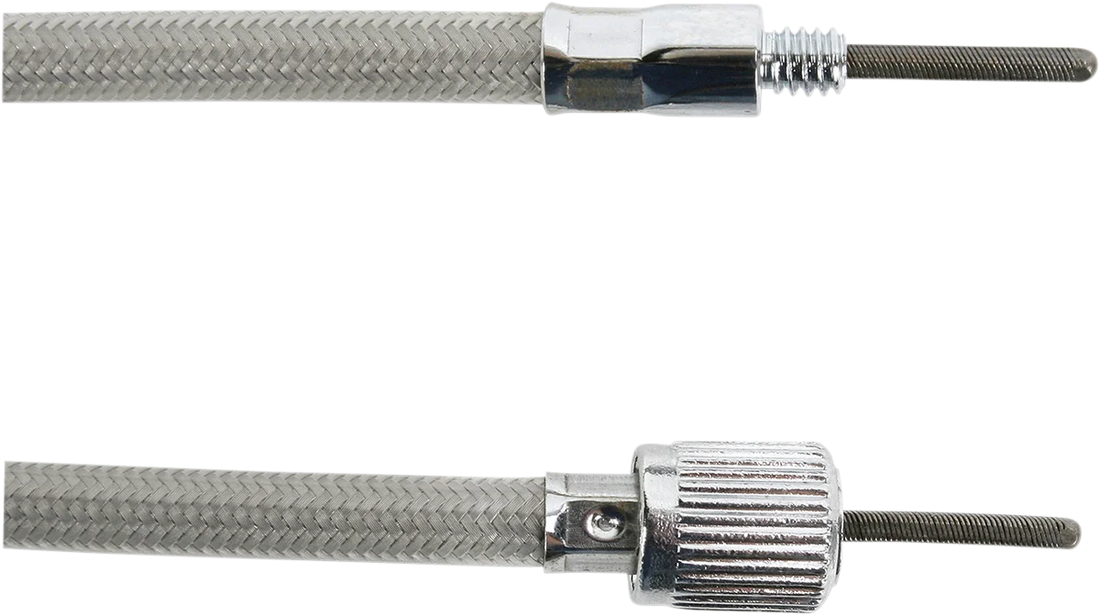 DragSpecialties Speedometer Cable - 40" - Braided 5390700B - Side View