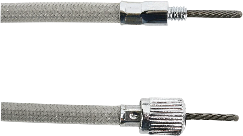 DragSpecialties Speedometer Cable - 40" - Braided 5390700B - Side View