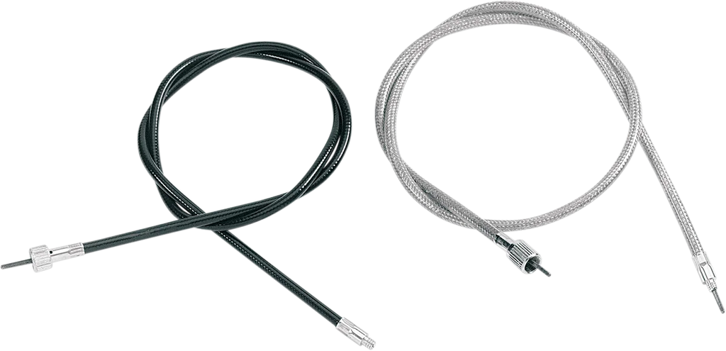 DragSpecialties Speedometer Cable - 46-1/2" - Braided 5390200B - Side View