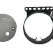 Load image into Gallery viewer, DragSpecialties Speedometer Relocation Bracket - Black 63231B - Main Product View