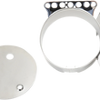 Load image into Gallery viewer, DragSpecialties Speedometer Relocation Bracket - Black 63231B - Side View