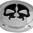 Load image into Gallery viewer, DragSpecialties Split Skull Derby Cover - Chrome 78046 - Main Product View