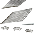 Load image into Gallery viewer, DragSpecialties Spoke Set - Drop Center - Front - Chrome - 21" 16-0504-BC629 - Main Product View