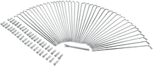 Load image into Gallery viewer, DragSpecialties Spoke Set - Drop Center - Front - Chrome - 21" W16-0518 - Main Product View