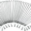 Load image into Gallery viewer, DragSpecialties Spoke Set - Drop Center - Front/Rear - Stainless Steel - 16" 16-0501SS-BC629 - Main Product View