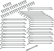 Load image into Gallery viewer, DragSpecialties Spoke Set - Front - Chrome - 8-1/4" 16-0515-BC629 - Side View