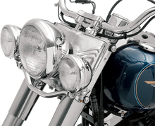 Load image into Gallery viewer, DragSpecialties Spotlight Mount - Chrome - '86-'99 FLST 20-0620-BX-LB2 - Side View