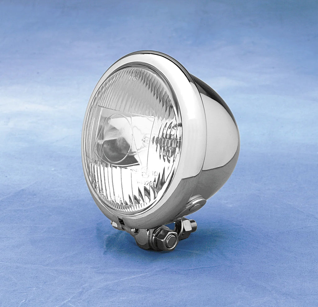 DragSpecialties Spotlight - Swivel Mount - 4-1/2" - Chrome 160045-BX-LB1 - Side View