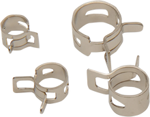 Load image into Gallery viewer, DragSpecialties Spring Clamps - Multi Functional - Self Tensioning - 100-Pack T03-6240K-100 - Side View