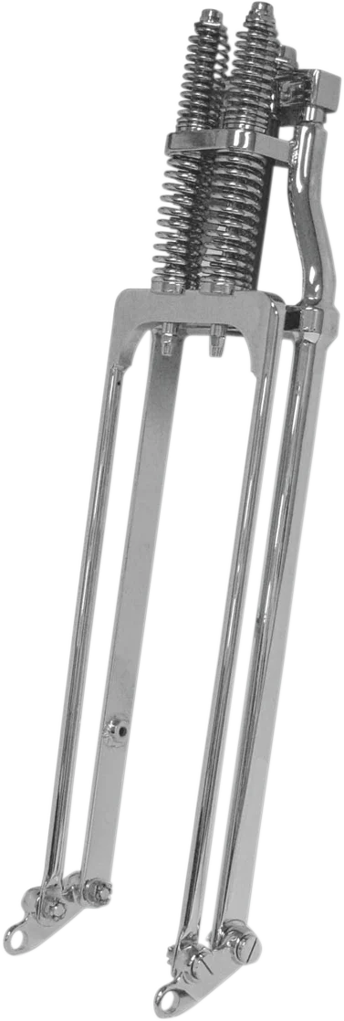 DragSpecialties Springer Forks - Black - Extends +2" MU35218 - Side View